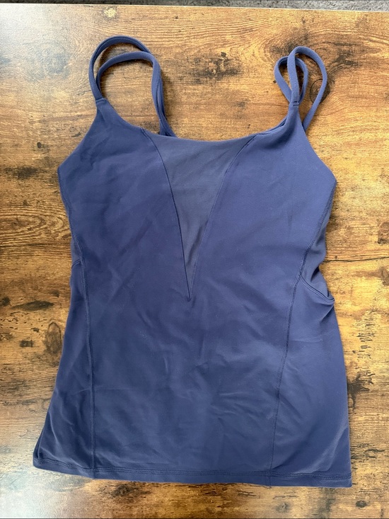lululemon athletica Tops - lululemon athletica Double-Strap Plum Mesh-Inset Tank